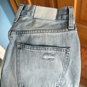 Light Wash Straight Leg Pistola Jeans!